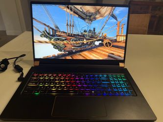 Msi GS75 Stealth, i7 2.6ghz, 32GB Ram, 2 x 1TB SSD, Nvidia 2080 Max Q, full RGB Keyboard, Win 11 Home, 15.6” (144Hz), 2 x A/C Adapters