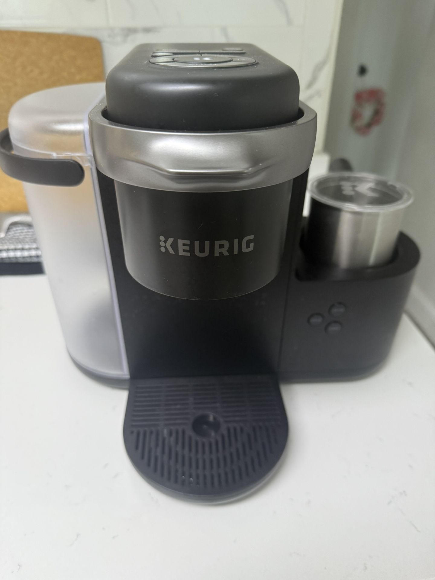 Keurig K Cafe Single Serve Dark Charcoal Latte & Cappuccino Maker