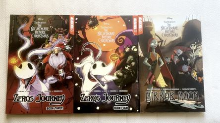 Disney Manga Books: Tim Burton's The Nightmare Before Christmas