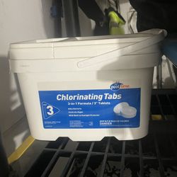 NEW POOL TIME 5 LB CHLORINE TABLETS 
