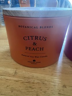 Candles  Clove & Wood And Citrus & Peach