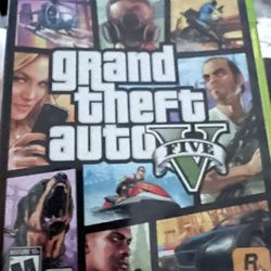 Grand Theft Auto V (2013) Xbox 360 Cover 