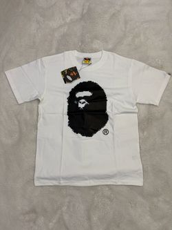 Bape Glitch Graphic White Tee