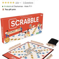 scrabble board game