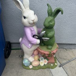 3ft Tall Garden Easter Bunny Statue