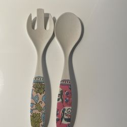 Anthropologie Melamine Salad Utensils (New)