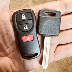[$100 in Upland Today] Nissan or Infiniti 3-Button Remote & Key Copy (Titan, Frontier, Armada, G35, 350z)