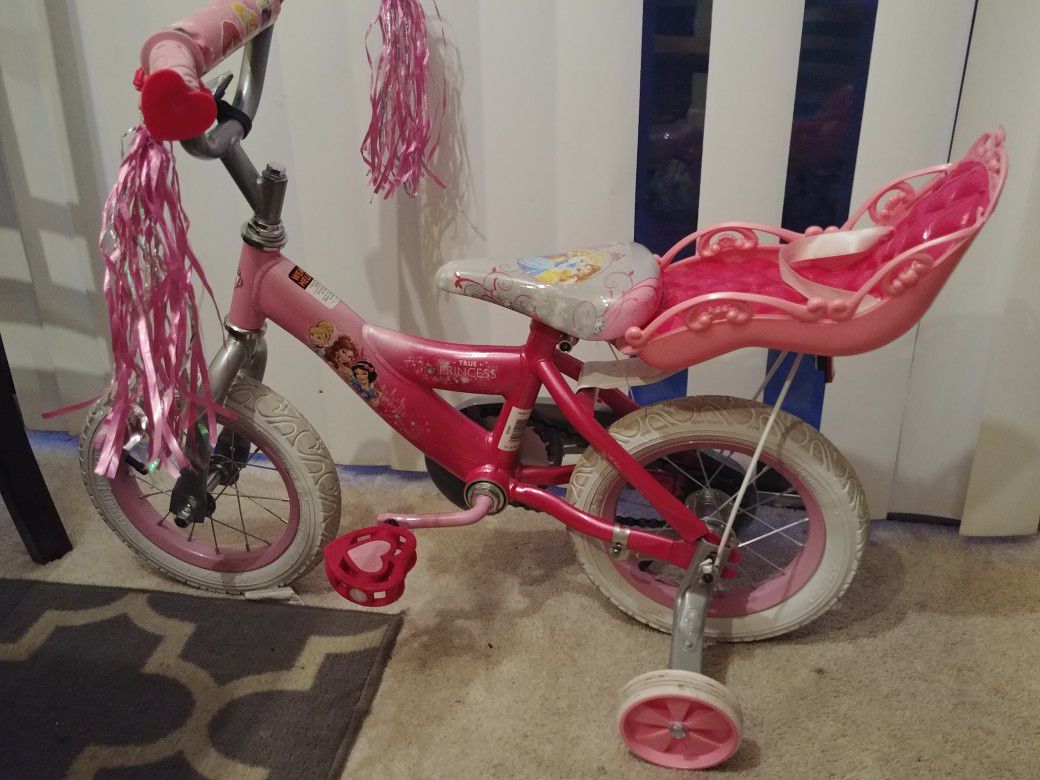 Princess bike, almost brand new.