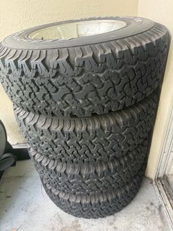 BF Goodrich All-Terrain Tires with Rims