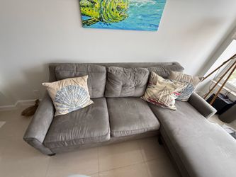 Couch and table