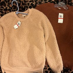 2 Women’s Soft Plush Tops Size XS