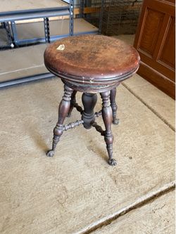 Vintage piano stool
