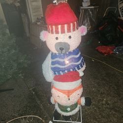 Price Is Firm.. Christmas Bear With Penguin