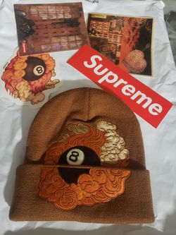 Supreme martin wong 8 ball beanie