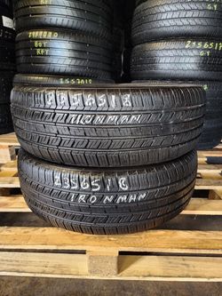 235 65R 18 USED TIRES IRONMAN 2356518 USED TIRES (PAIR) MOUNT BALANCE INCLUDED