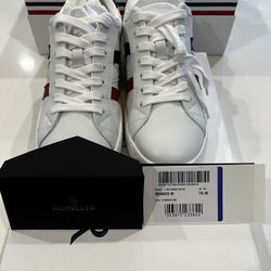 Moncler Monaco M Leather Sneakers Women (9)