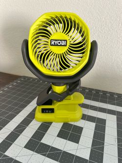 Ryobi 18V cordless clamp fan