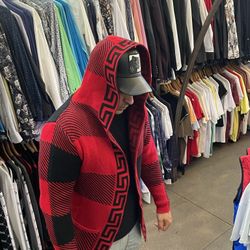 Men’s Long Hoodie Jacket Store Pick Up Few Sizes 