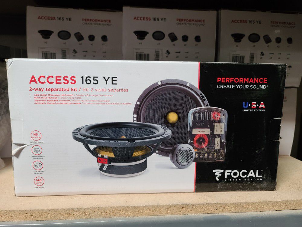 Focal Access 165 YE component car speakers