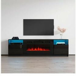 Fireplace TV stand 
