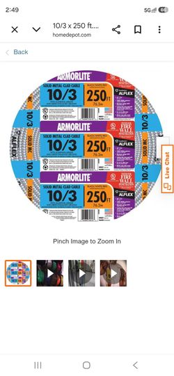 10-3 mc cable 250ft