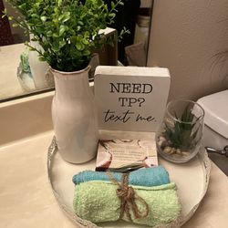 Bathroom / Laundry Room Tray Decor Katy Or Conroe 