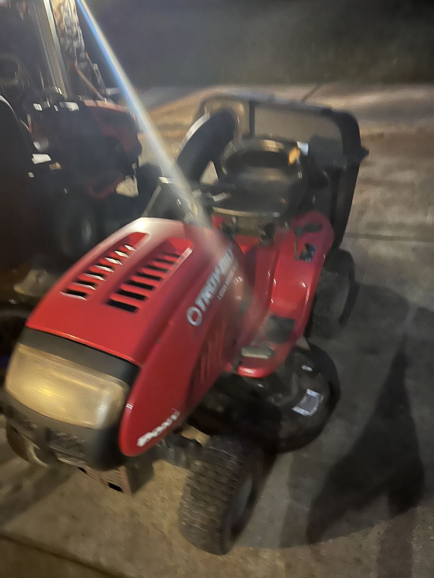 Pony Riding Mower With Bagger