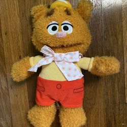 Disney Store The Muppets Muppet Babies Fozzie Bear 12" Plush Sesame Street
