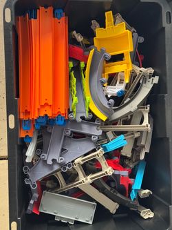 Hot Wheels Track Pieces Large Lot