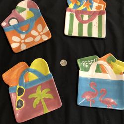 Decor Plates $25 -4 Pices 