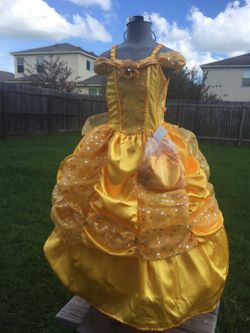 Size 8 girls Belle costume dress