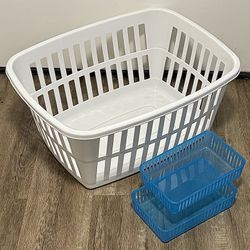 🚨Bargain: 🧺 3 Storage Bins / Containers / Baskets, 1 Large, 2 Small (new)