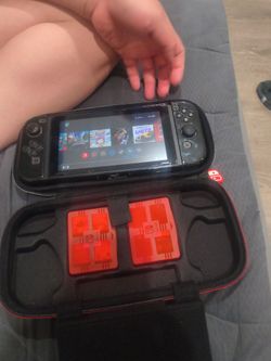 Nintendo Switch with Carrying Case