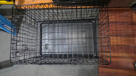 Large Black Wire Dog Crate