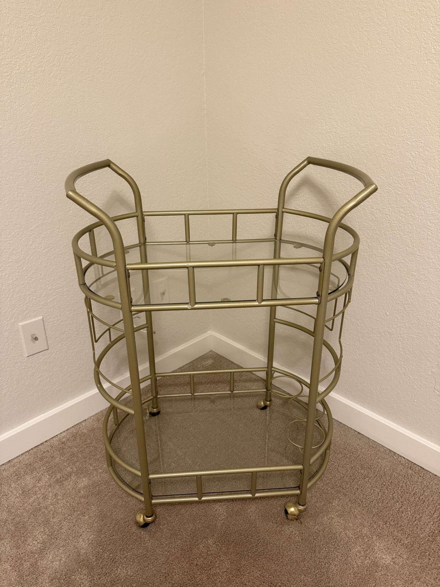 Glass Bar Cart