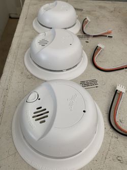 3 First Alert Hardwired Smoke Detector