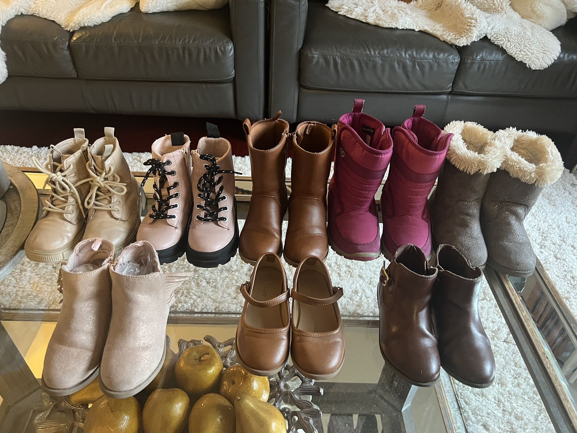 Toddler Girl Fall Winter Shoes Boots Botties Size 9