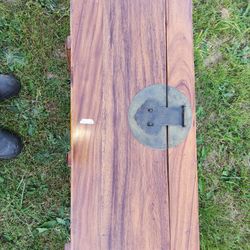 Wood Trunk Crate Storage ?