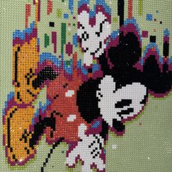 mickey in motion diamond art painting 