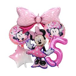 6PC Minnie Mouse Balloon Bundle 