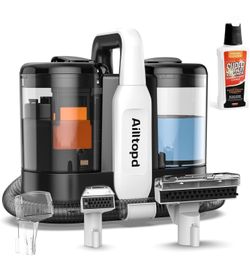 Ailltopd Portable Carpet and Upholstery Cleaner15Kpa Strong Suction Couch Cleaner Machine,