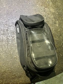 BILT Motorcycle Tank Bag – Black with Clear Phone/GPS Pocket