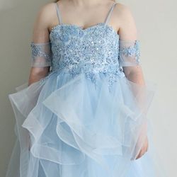 Light Blue Formal Dress – Worn Once, Excellent Condition