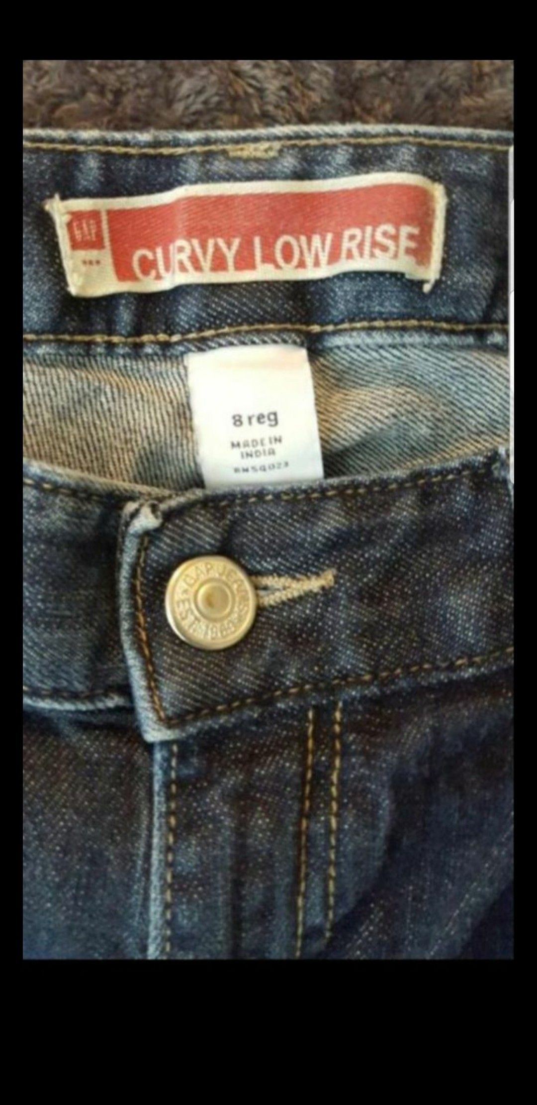 Jeans GAP Women's Curvy Low Rise Size 8