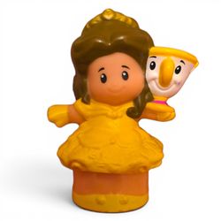 Fisher-Price Little People Disney Princess Belle with Chip 2015 Fold n Go Rose