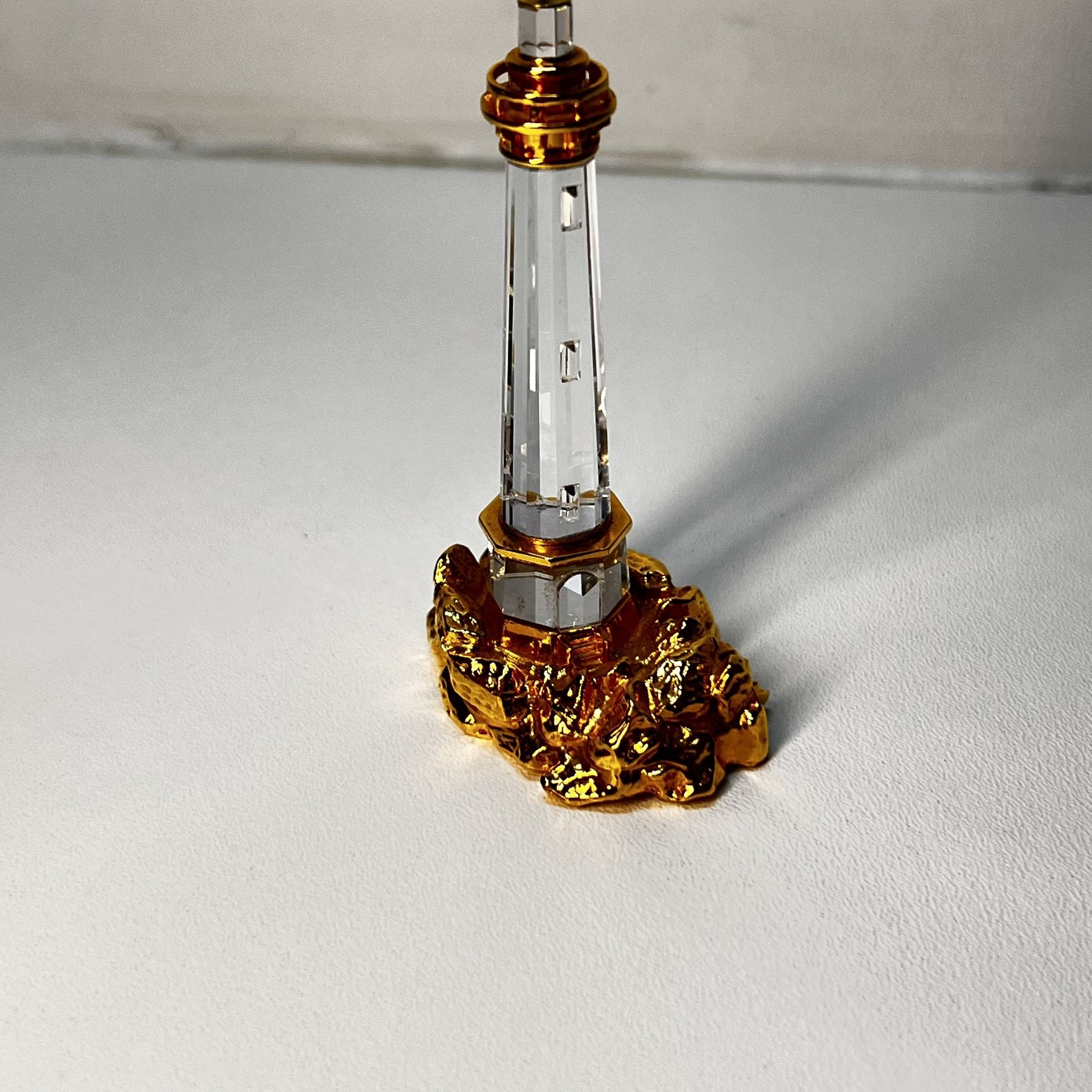 Swarovski 3” Crystal Lighthouse Figurine Excellent Condition No Box