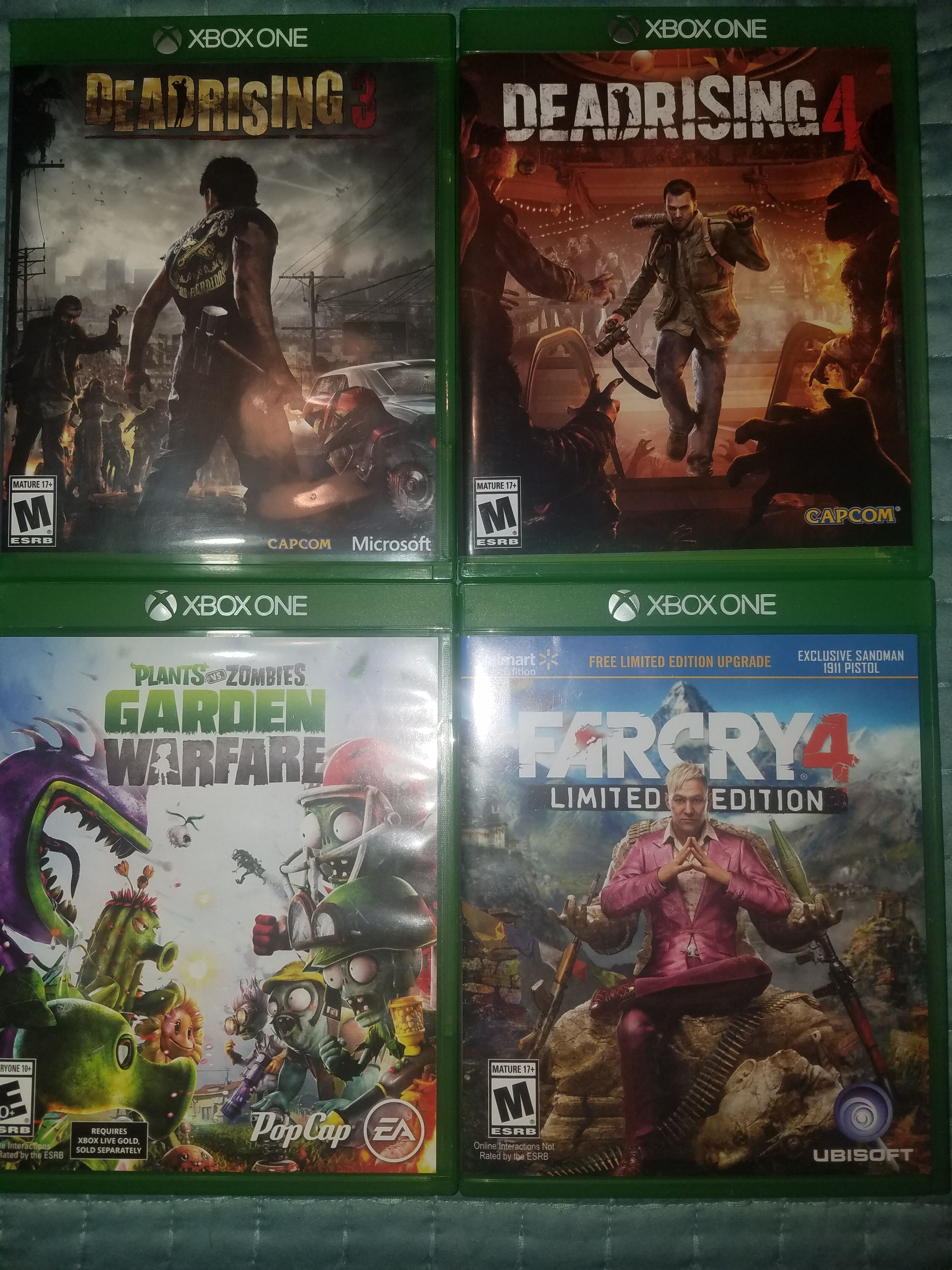 4 XBOX ONE GAMES