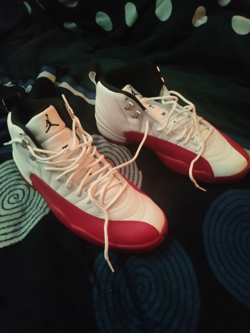 Jordan Retro 12 Red An White Brand New