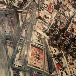 Pages Of Sports Cards All