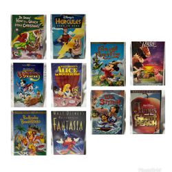 Walt Disney and Disney Classic VHS Package